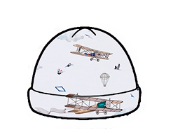 SOMBRERO PARA BEBE-TINY AIRPLANE TALLA 1/3