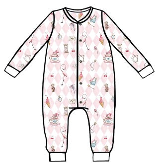 ROMPER MANGA LARGA DAIMONDPINK 1-3