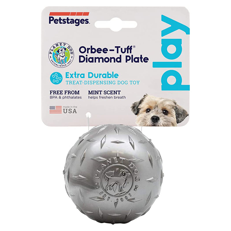 PELOTA PARA PERROS PEQUEÑA - GRIS