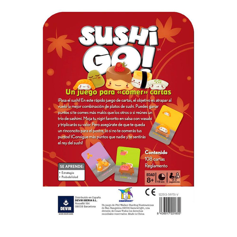 JUEGO DE MESA SUSHI GO