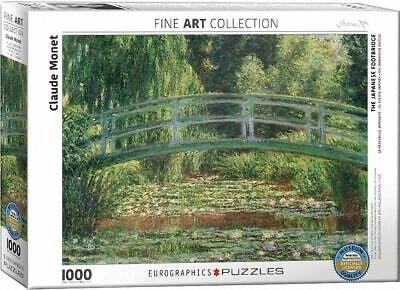 ROMPECABEZAS CLAUDE MONET: EL PUENTE JAPONÉS 1000 PZ