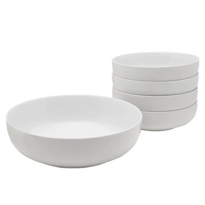 EVERYDAY WHITE SET DE 5 BOWL PARA PASTA EVERYDAY WHITE SET DE 5 BOWL PARA PASTA