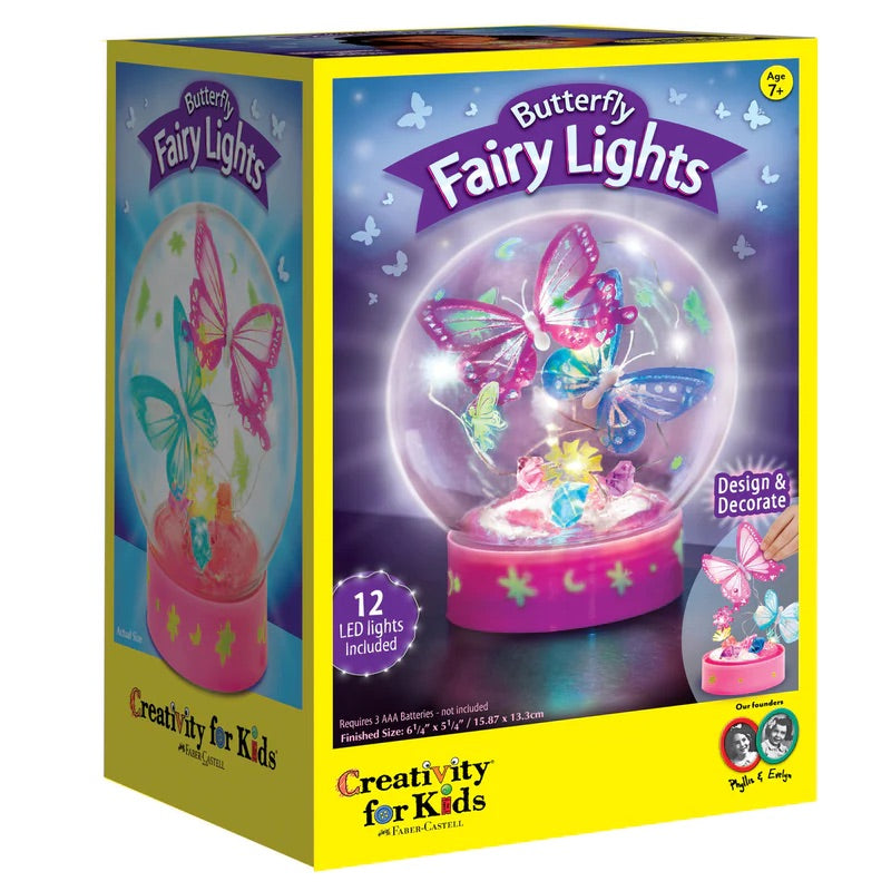 CREATIVITY FOR KIDS-LAMPARA DE MARIPOSAS LUZ LED