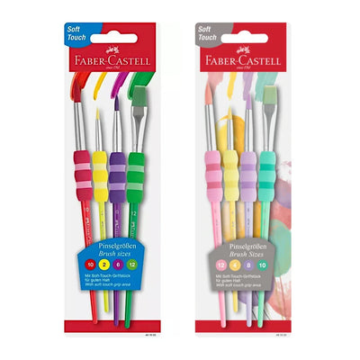 FABER CASTELL - JUEGO DE 3 BROCHAS, MULTICOLOR FABER CASTELL - JUEGO DE 3 BROCHAS, MULTICOLOR