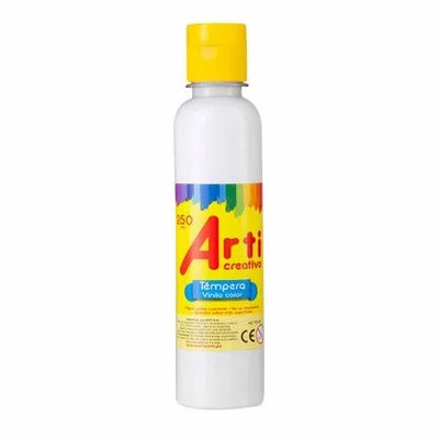 BOTELLA DE 8OZ DE TEMPERA BLANCO