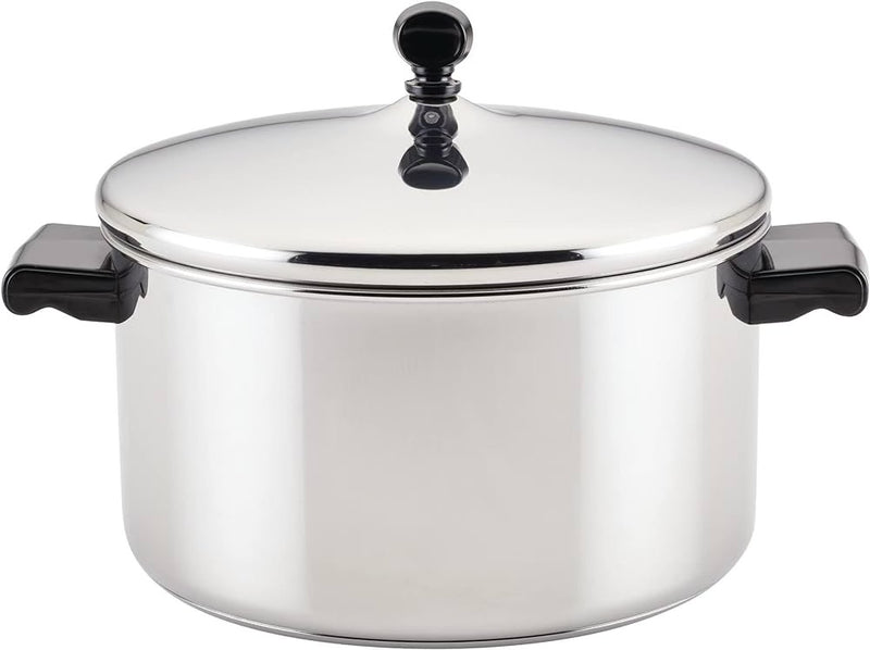 OLLA DE ACERO INOXIDABLE CON TAPA- 6QT OLLA DE ACERO INOXIDABLE CON TAPA- 6QT