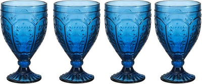 FITZ AND FLOYD BEADED SET DE 4 COPAS 14 OZ FITZ AND FLOYD BEADED SET DE 4 COPAS 14 OZ