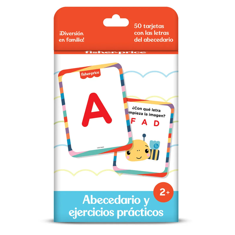 FISHER PRICE - TARJETAS ABECEDARIO Y EJERCICIOS PRÁCTICOS