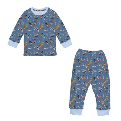 PIJAMA PARA BEBE MANGA LARGA GAME 9-12