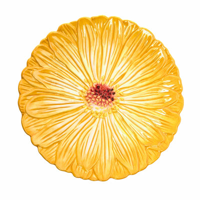 PLATO DE FLOR DE MARGARITA AMARILLA PLATO DE FLOR DE MARGARITA AMARILLA