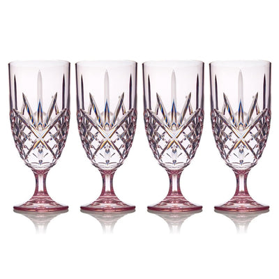 DUBLIN SET DE VASOS DE ACRILICO DE 4 PCS