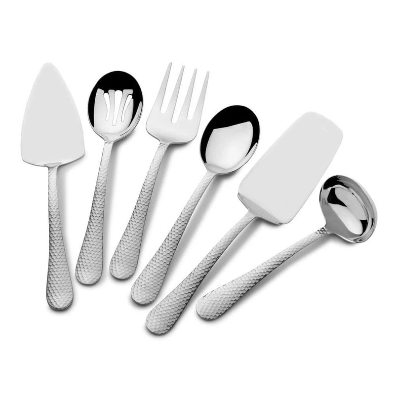 SET DE UTENSILIOS PARA SERVIR DE ACERO INOX 6 PC SET DE UTENSILIOS PARA SERVIR DE ACERO INOX 6 PC