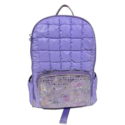 MOCHILA PUFFER SHINY-LAVANDA