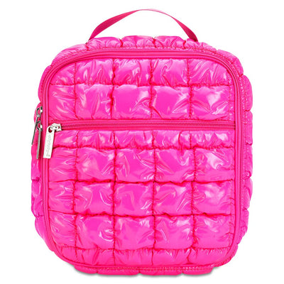 LONCHERA PUFFER  HOT SHINY-ROSA