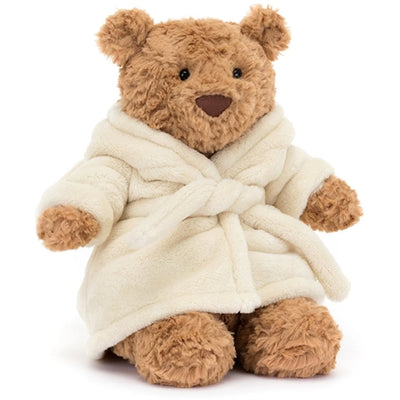 JELLY CAT PELUCHE-OSO BARTHOLOME-BATHROBE
