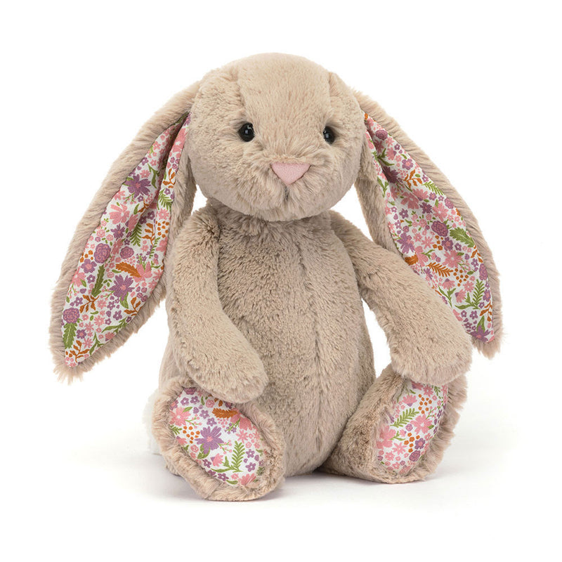 JELLY CAT PELUCHE- CONEJO DE PETALOS MEDIANO-BEIGE