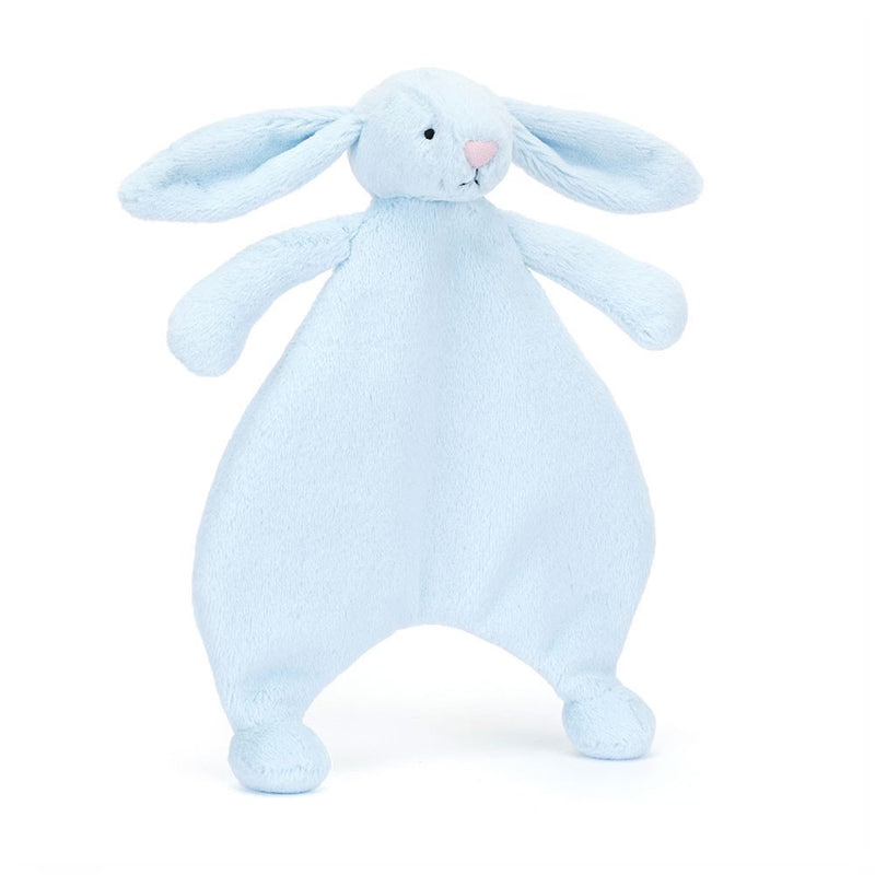 JELLY CAT EDREDON DE CONEJITO AZUL TIMIDO