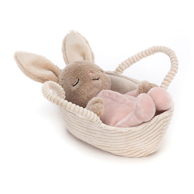 JELLY CAT ROCK CONEJITO CON CANASTA DE PELUCHE