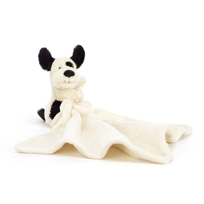 JELLY CAT BASHFUL CACHORRO TIMIDO-BLACK AND CREAM