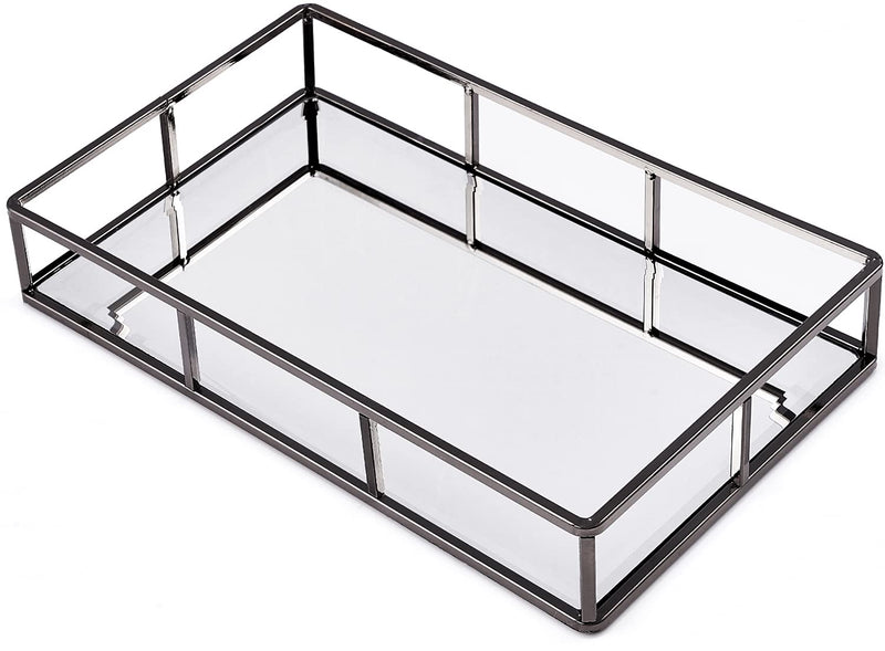 ORGANIZADOR DE ESPEJO PARA BANDEJA DE TOCADOR DE 6" 1X-10X NEGRO