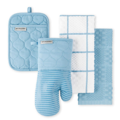 KITCHENAID SET DE TOALLAS PARA COCINA 4 PCS AQUA SKY