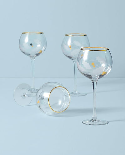 SET DE 4 COPAS DE VINO NAVIDEÑA SET DE 4 COPAS DE VINO NAVIDEÑA