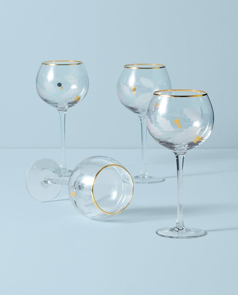 SET DE 4 COPAS DE VINO NAVIDEÑA SET DE 4 COPAS DE VINO NAVIDEÑA