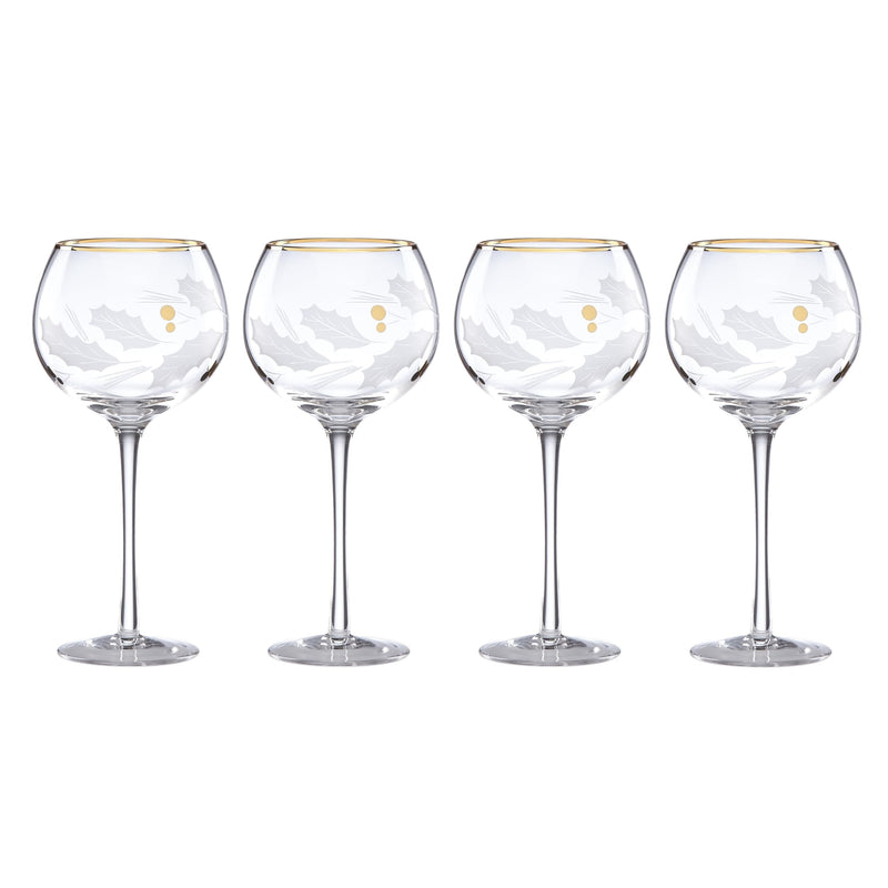 SET DE 4 COPAS DE VINO NAVIDEÑA SET DE 4 COPAS DE VINO NAVIDEÑA