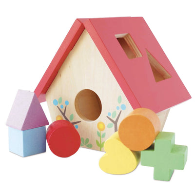 LE TOY VAN JUEGO EDUCATIVO CLASIFICADOR-CASA PARA EL PAJARO