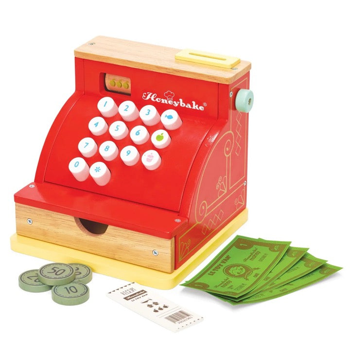 JUGUETE CAJA REGISTRADORA Y DINERO