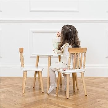 LE TOY VAN MESA CON 2 SILLA 3 A 6 AÑOS-BLANCO