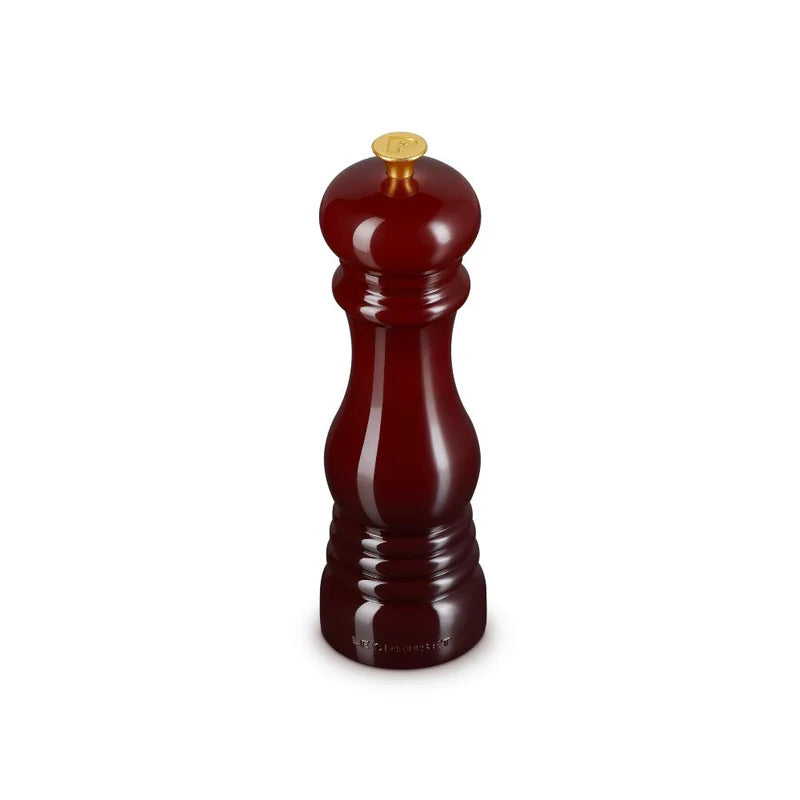 Molinillo de pimienta clasico Rhone de 21 cm con pomo dorad