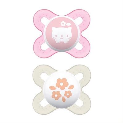 MAM START CHUPETE RECIÉN NACIDO, JUEGO DE 2 PIEZAS - ROSA/TRANSPARENTE MAM START CHUPETE RECIÉN NACIDO, JUEGO DE 2 PIEZAS- ROSA/TRANSPARENTE