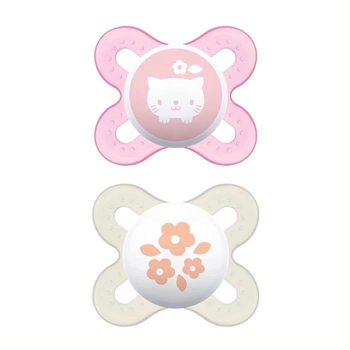 MAM START CHUPETE RECIÉN NACIDO, JUEGO DE 2 PIEZAS - ROSA/TRANSPARENTE MAM START CHUPETE RECIÉN NACIDO, JUEGO DE 2 PIEZAS- ROSA/TRANSPARENTE