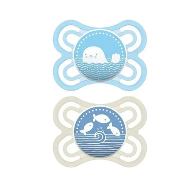 MAM PERFECT SET DE CHUPETES 0-6M-BLUE/BEIGE
