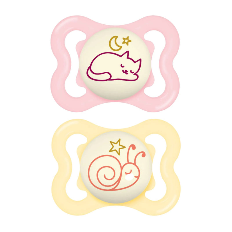 MAM SUPREME NIGHT 0-6M-PINK/CLEAR