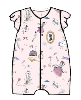 ROMPER MANGA CORTA NIÑA MARRYPOPPINS 3-6