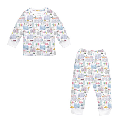 PIJAMA PARA BEBE MANGA LARGA MEGACITY 12-18