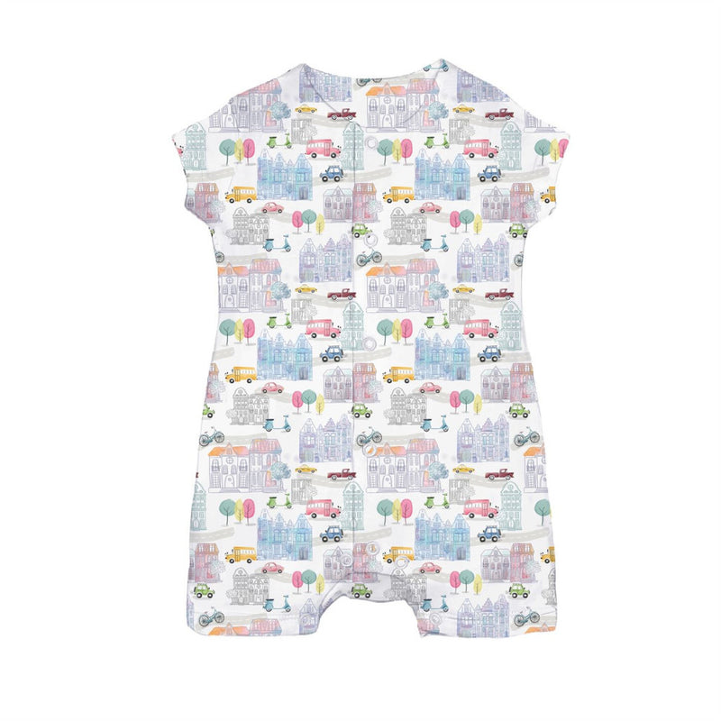 ROMPER MANGA CORTA PARA BEBE MEGACITY 6-9