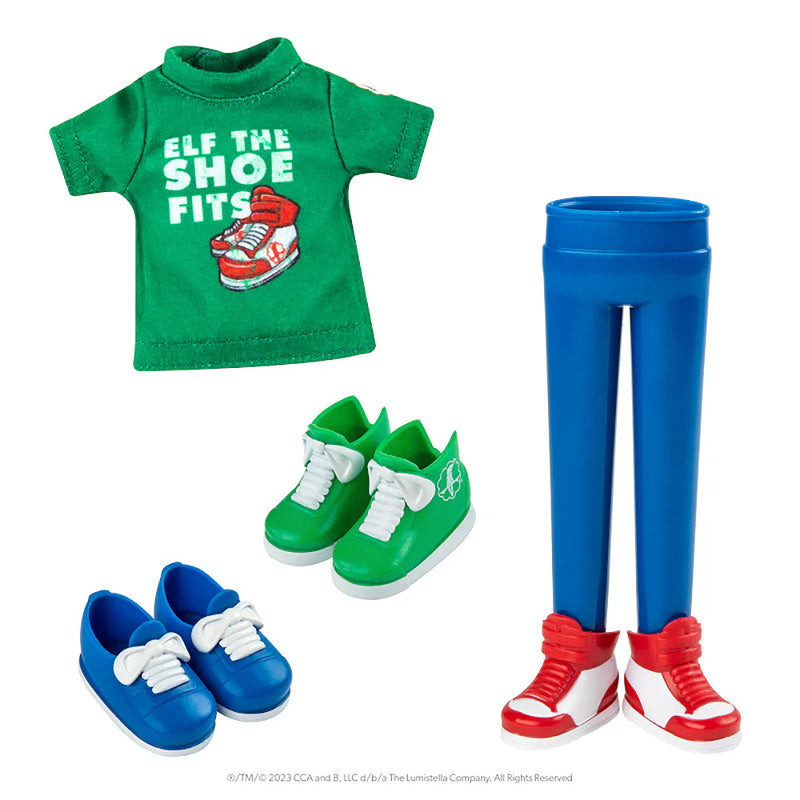 3 PACK DE ZAPATILLA PARA ELF ON THE SHELF