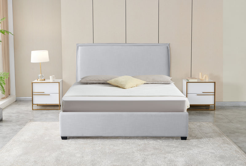 CAMA QUEEN / COLOR LIGHT GREY