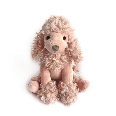 PERRITO POODLE DE PELUCHE PARIS MAUVE