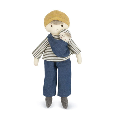 PELUCHE-PADRE E HIJO-BLUE