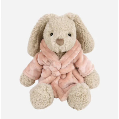 PELUCHE-CONEJITO HORA DEL BAÑO-PINK