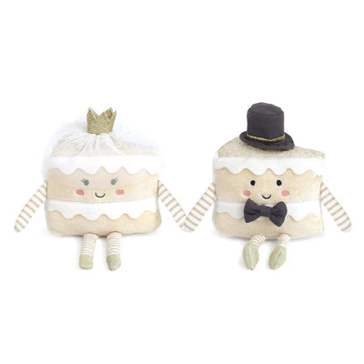 PELUCHE-SR Y SRA CAKE- SLICE WHITE