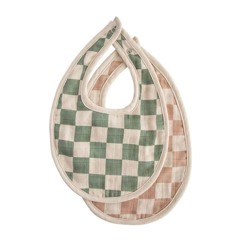 2 Pack De Baberos De Cuadros