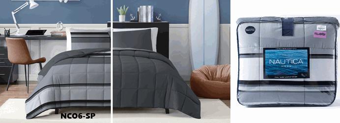 COMFORTER KINGÂ LISO + DISENO SET 3PCS (REVERSIBLE)