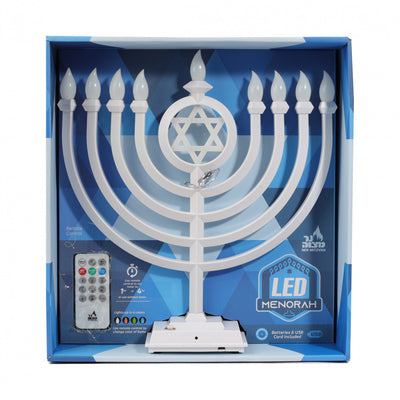 MENORAH ELECTRICA CLASICA BLANCA MENORAH ELECTRICA CLASICA BLANCA