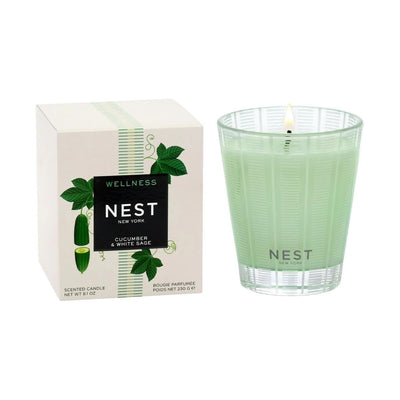 VELA NEST VOTIVE CUMCUMBER AND WHITE SAGE
