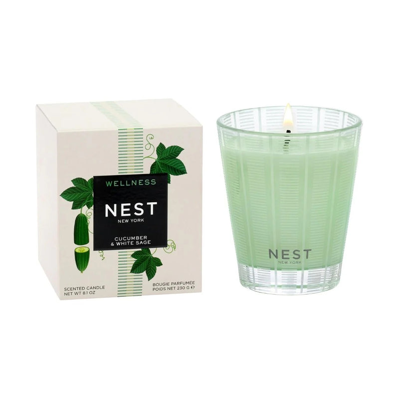 VELA NEST VOTIVE CUMCUMBER AND WHITE SAGE